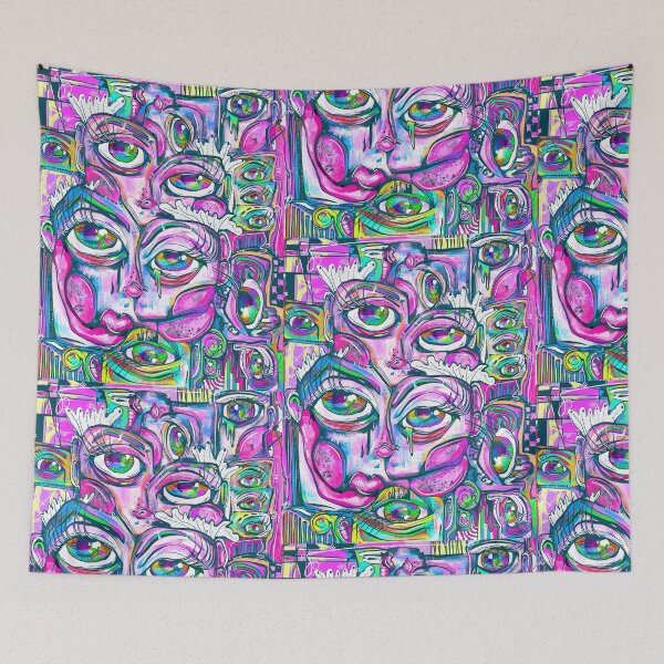 Item preview, abstract reflections  designed and sold by crestfallenmermaid.