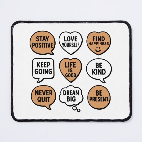 Item preview, Positive Vibes Bubble Quotes designed and sold by zzz888.