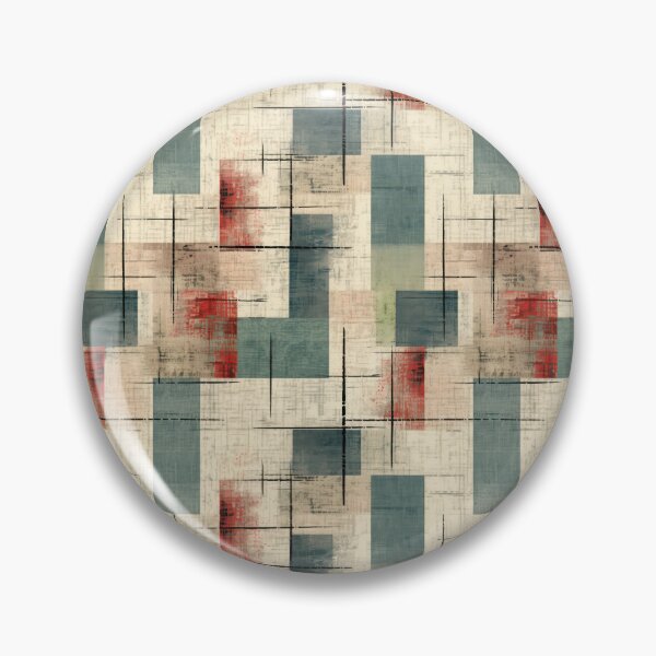 Artikelvorschau, Retro Abstract Geometric Pattern – Mid Century Modern Art entworfen und verkauft von SylvieVibes.