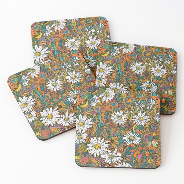 Item preview, Psychedelic Daisy Pattern designed and sold by Arte Zen.