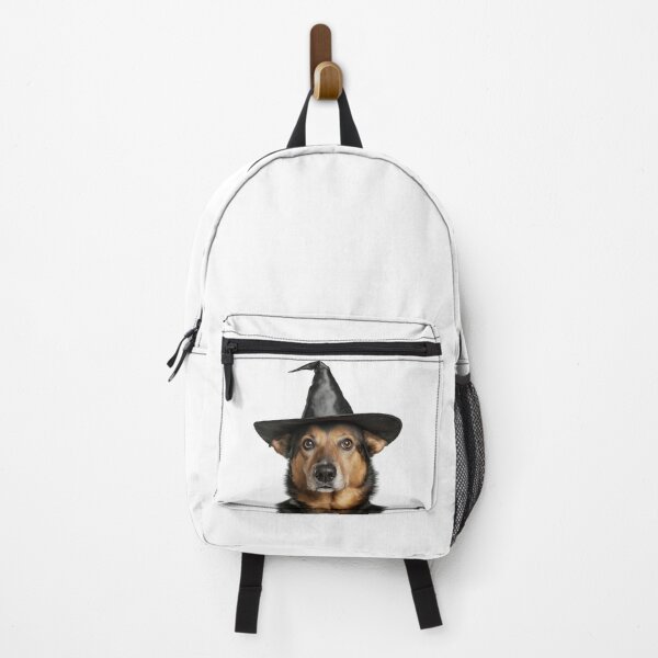 Item preview, Chinook Dog Wearing Halloween Witch Hat designed and sold by LazyOwlStore.