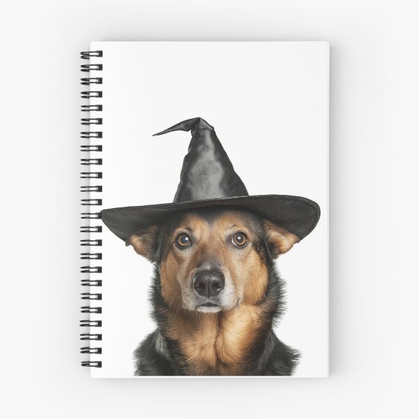 Item preview, Chinook Dog Wearing Halloween Witch Hat designed and sold by LazyOwlStore.