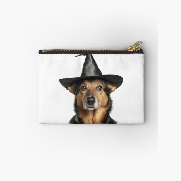 Item preview, Chinook Dog Wearing Halloween Witch Hat designed and sold by LazyOwlStore.