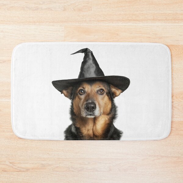 Item preview, Chinook Dog Wearing Halloween Witch Hat designed and sold by LazyOwlStore.