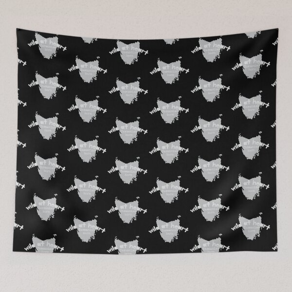 Item preview, Wild at heart (Tasmanian born) with Map of tassie. designed and sold by jazzydevil.