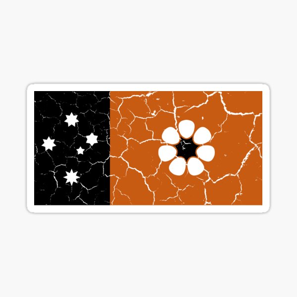 Item preview, NT Flag Drought 3 designed and sold by Top End Stickers.