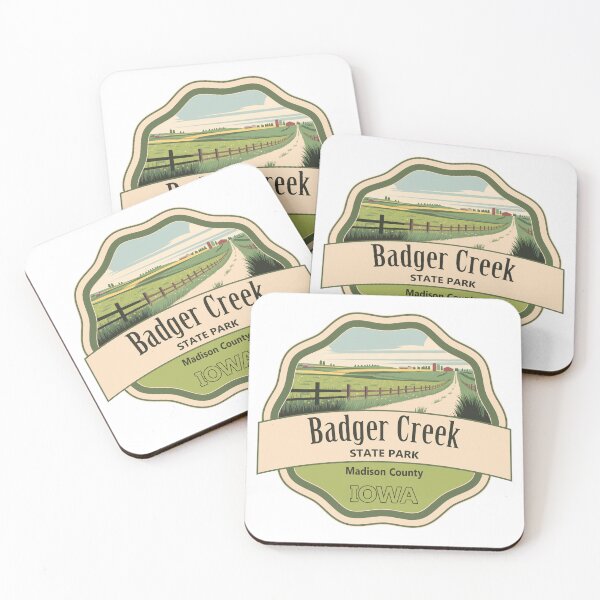 Item preview, Badger Creek State Recreation Area, Madison County, Iowa designed and sold by Wanderful-roads.