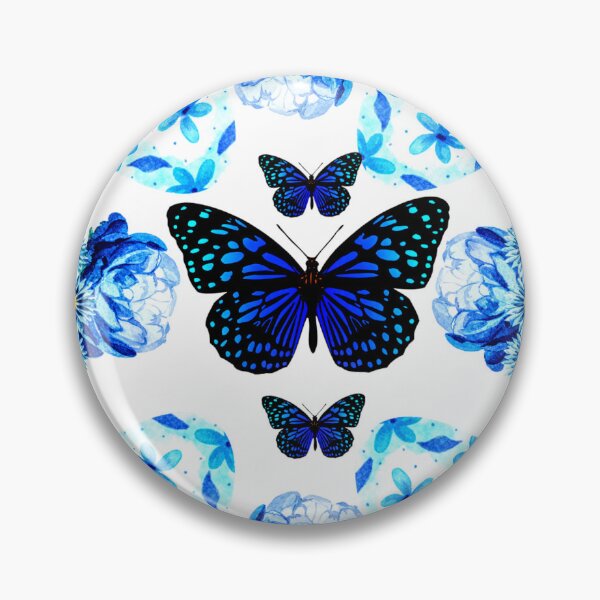 Item preview, King's Easter Hunt | Easter Hunt | Easter Eggs | Easter | Eggs | Butterfly | Butterflies | Blue | Easter Design | Green | Flowers  designed and sold by Kingcls.