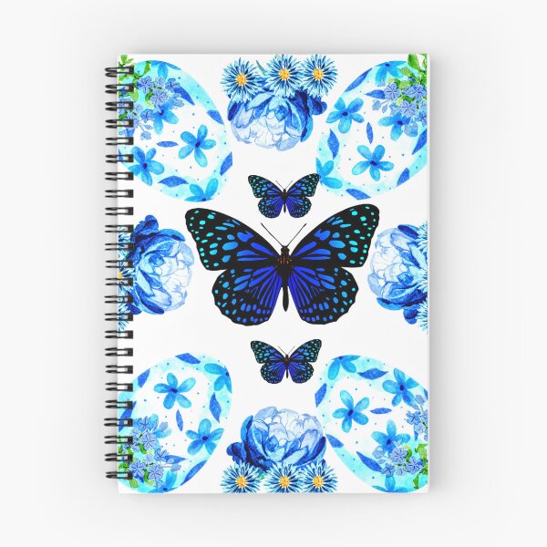 Item preview, King's Easter Hunt | Easter Hunt | Easter Eggs | Easter | Eggs | Butterfly | Butterflies | Blue | Easter Design | Green | Flowers  designed and sold by Kingcls.