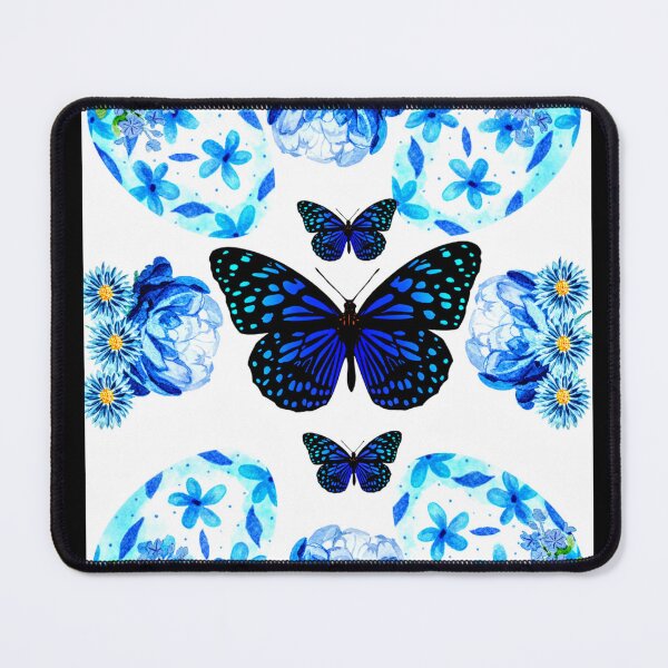Item preview, King's Easter Hunt | Easter Hunt | Easter Eggs | Easter | Eggs | Butterfly | Butterflies | Blue | Easter Design | Green | Flowers  designed and sold by Kingcls.