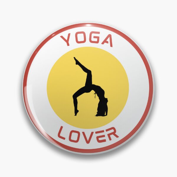 Item preview, Yoga Lover – Bold Silhouette Yoga Pose Emblem designed and sold by Yogabyadeola.