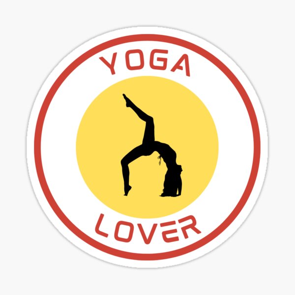 Artikel-Vorschau von Yoga-Liebhaber – Fettes Silhouette-Yoga-Pose-Emblem, designt und verkauft von Yogabyadeola.
