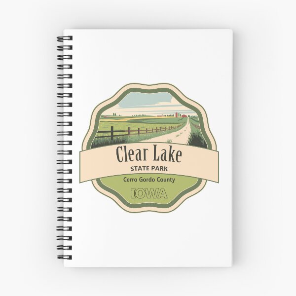 Item preview, Clear Lake State Park, Cerro Gordo County, Iowa designed and sold by Wanderful-roads.