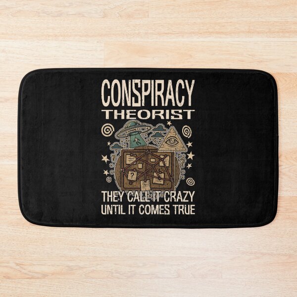 Item preview, CONSPIRACY THEORISTS THEY CALL IT CRAZY UNTIL IT COMES TRUE folio hat free thinker design designed and sold by Jt41.