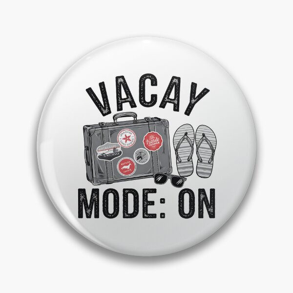 Item preview, Vacay Mode On – Travel Suitcase and Flip Flops designed and sold by Taans-Creation.