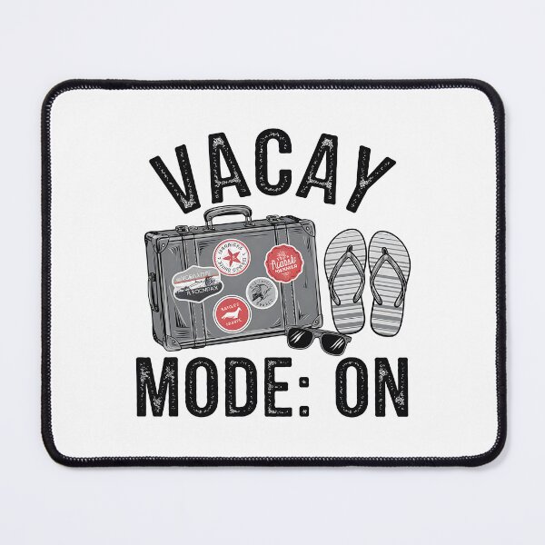 Item preview, Vacay Mode On – Travel Suitcase and Flip Flops designed and sold by Taans-Creation.
