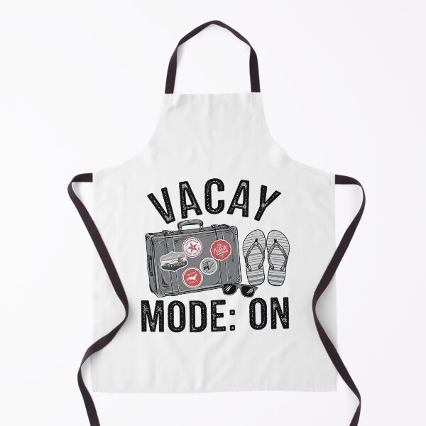 Item preview, Vacay Mode On – Travel Suitcase and Flip Flops designed and sold by Taans-Creation.