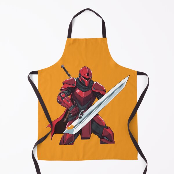Item preview, Red Cyber Samurai Warrior with Futuristic Sword designed and sold by gtrock.