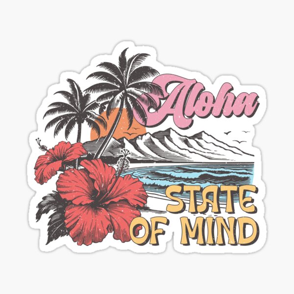 Aperçu de l'œuvre Aloha Hawaii créée et vendue par Plotterzebra.