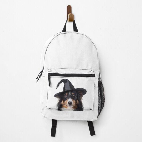 Item preview, Collie Dog Wearing Halloween Witch Hat designed and sold by LazyOwlStore.