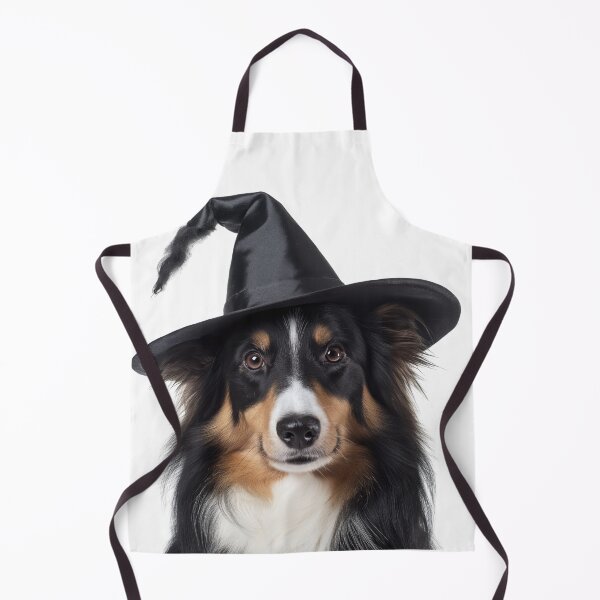 Item preview, Collie Dog Wearing Halloween Witch Hat designed and sold by LazyOwlStore.
