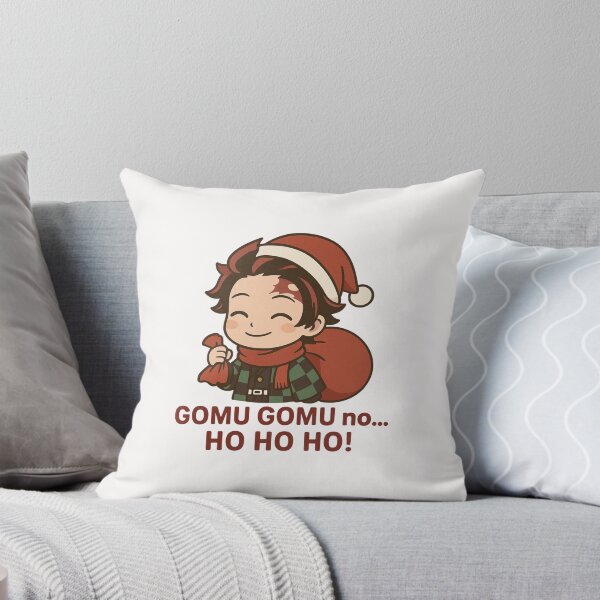 Artikelvorschau, Chibi Tanjiro Weihnachtsmann | Gomu Gomu nein...Ho Ho Ho! | Niedliches Anime-Weihnachtsdesign entworfen und verkauft von ColorSplash123.