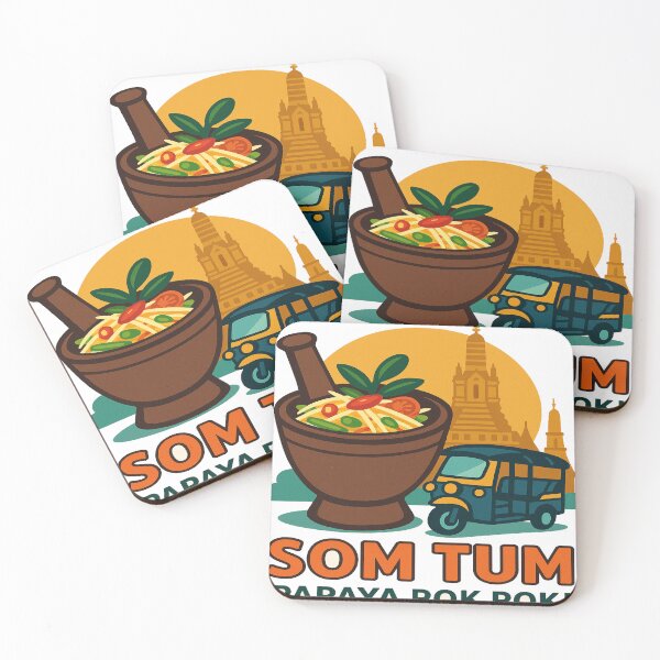 Item preview, Som Tum Vibes: Thai Street Flavor Fun designed and sold by Yongyoot.