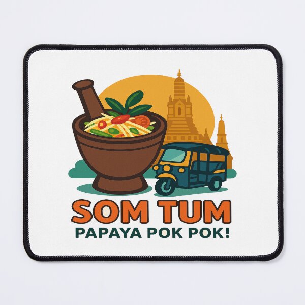 Item preview, Som Tum Vibes: Thai Street Flavor Fun designed and sold by Yongyoot.