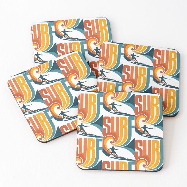 Item preview, Ride the Wave – Retro Surf Vibes designed and sold by DigitalPartisan.