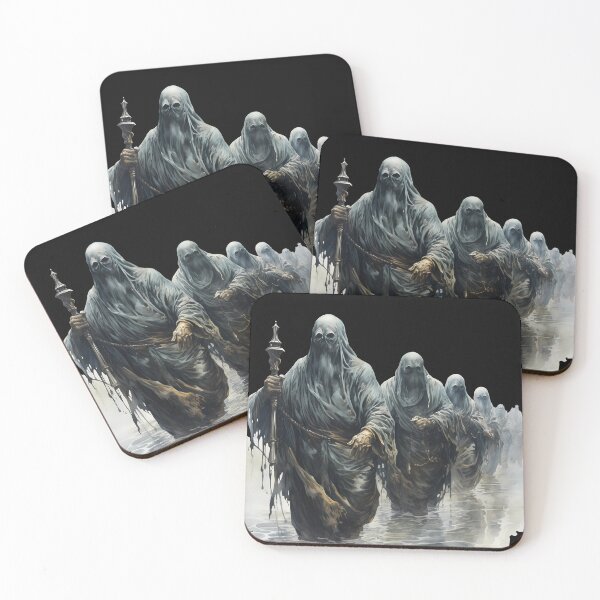 Item preview, dark-gothic design (ghosts walking in a row in the afterlife) designed and sold by RWT-Design.