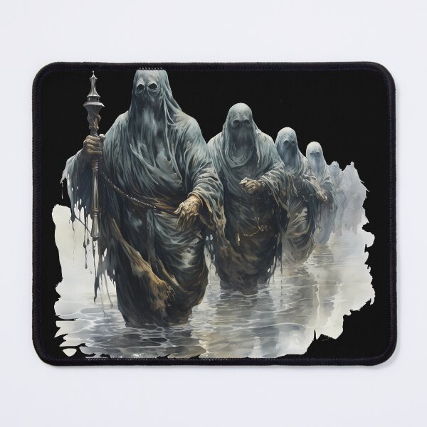 Item preview, dark-gothic design (ghosts walking in a row in the afterlife) designed and sold by RWT-Design.