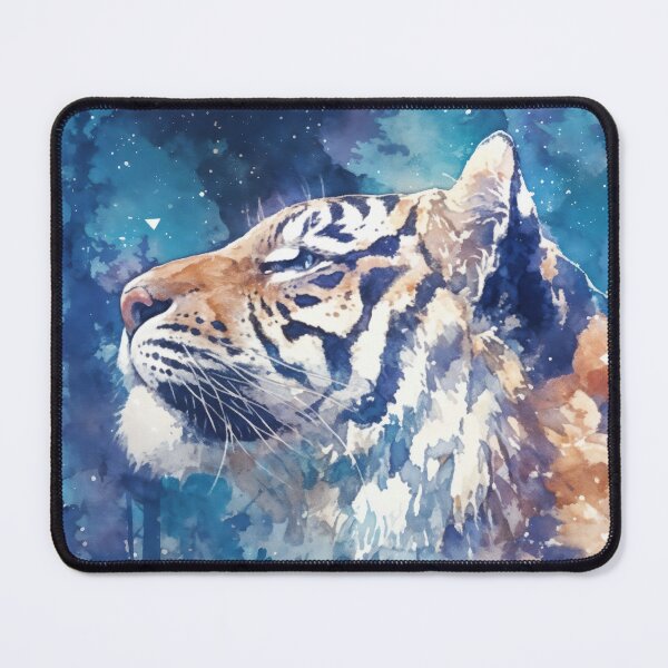 Item preview, Cosmic Roar – Majestic Tiger Beneath a Star-Filled Sky designed and sold by AshiraCreations.
