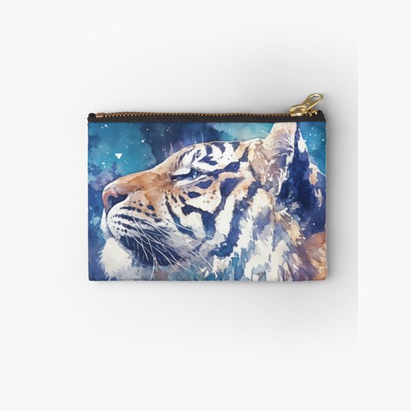 Item preview, Cosmic Roar – Majestic Tiger Beneath a Star-Filled Sky designed and sold by AshiraCreations.