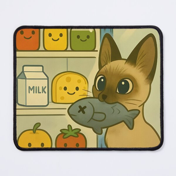 Item preview, Cat raiding refrigerator v2 designed and sold by PiggyWonka.