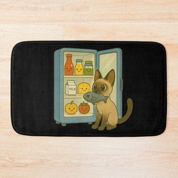 Item preview, Cat raiding refrigerator v2 designed and sold by PiggyWonka.