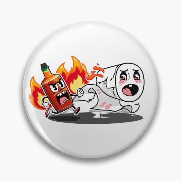Item preview, Hot Sauce Chases Toilet Paper – Fun and Spicy Design designed and sold by StormArte.