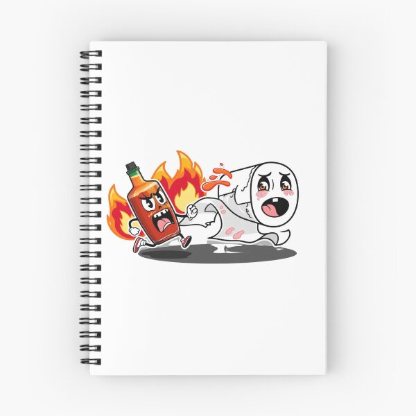 Item preview, Hot Sauce Chases Toilet Paper – Fun and Spicy Design designed and sold by StormArte.
