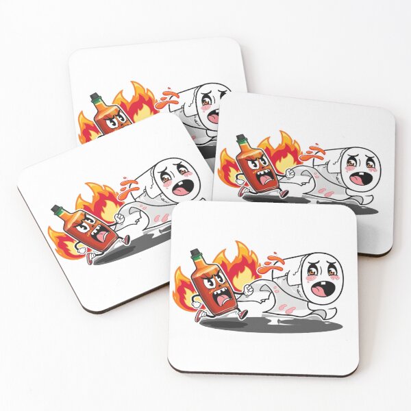 Item preview, Hot Sauce Chases Toilet Paper – Fun and Spicy Design designed and sold by StormArte.