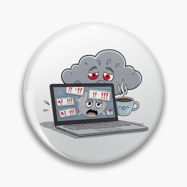 Item preview, Digital Monday – Chaos, Coffee, and a Stress Cloud designed and sold by StormArte.
