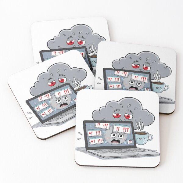 Item preview, Digital Monday – Chaos, Coffee, and a Stress Cloud designed and sold by StormArte.