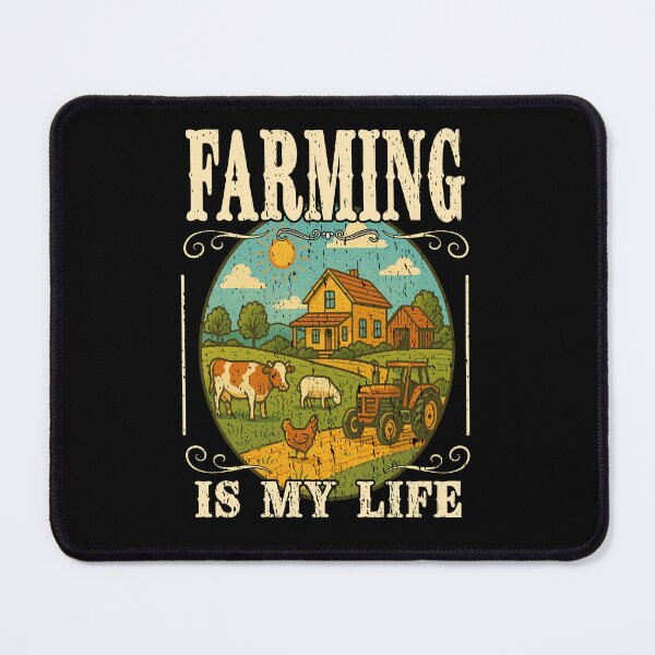 Item preview, FARMING IS MY LIFE farmer farm farming life farm lover farming enthusiast designed and sold by Jt41.