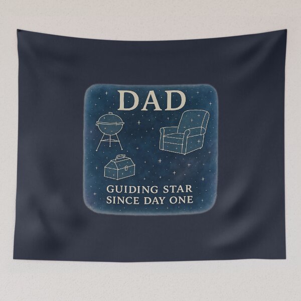 Item preview, Dad Constellation Map - Guiding Star Since Day One designed and sold by Bratak.