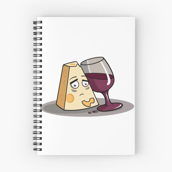 Item preview, Cheese and Wine with a Hangover – Gourmet Humor in Critical Condition designed and sold by StormArte.