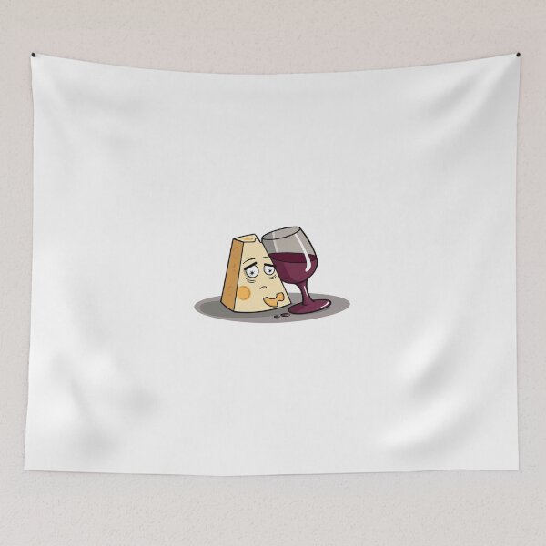 Item preview, Cheese and Wine with a Hangover – Gourmet Humor in Critical Condition designed and sold by StormArte.