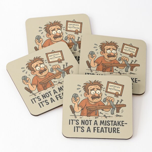 Item preview, DIY Disaster Hero - It’s Not a Mistake, It’s a Feature designed and sold by Bratak.