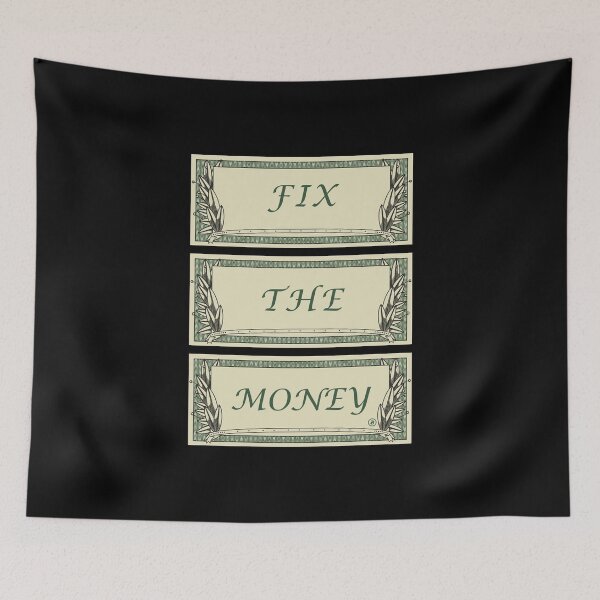 Item preview, Fix the Money Bitcoin Bills T-Shirt - Trend Labs  designed and sold by Trend-Labs.
