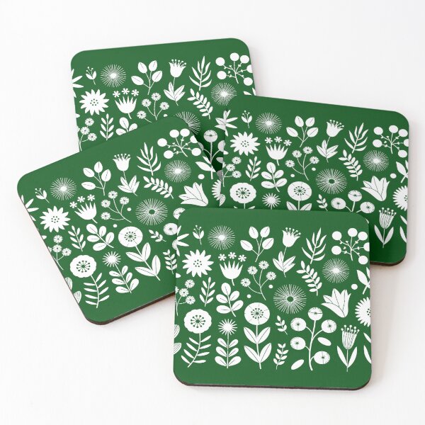 Item preview, Monochromatic Wildflower pattern designed and sold by BuxomBabe21.