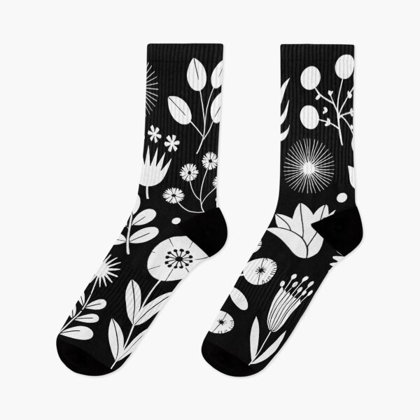 Item preview, Monochromatic Wildflower pattern designed and sold by BuxomBabe21.