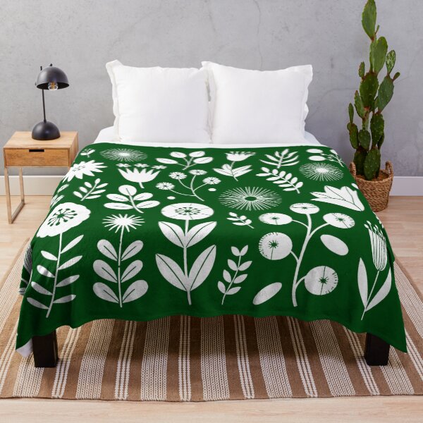 Item preview, Monochromatic Wildflower pattern designed and sold by BuxomBabe21.