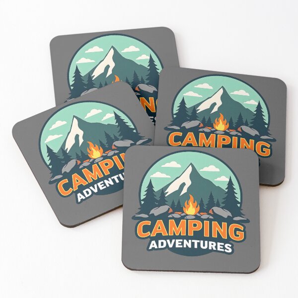 Item preview, Camping adventure illustration designed and sold by DINKY-PROJECT.